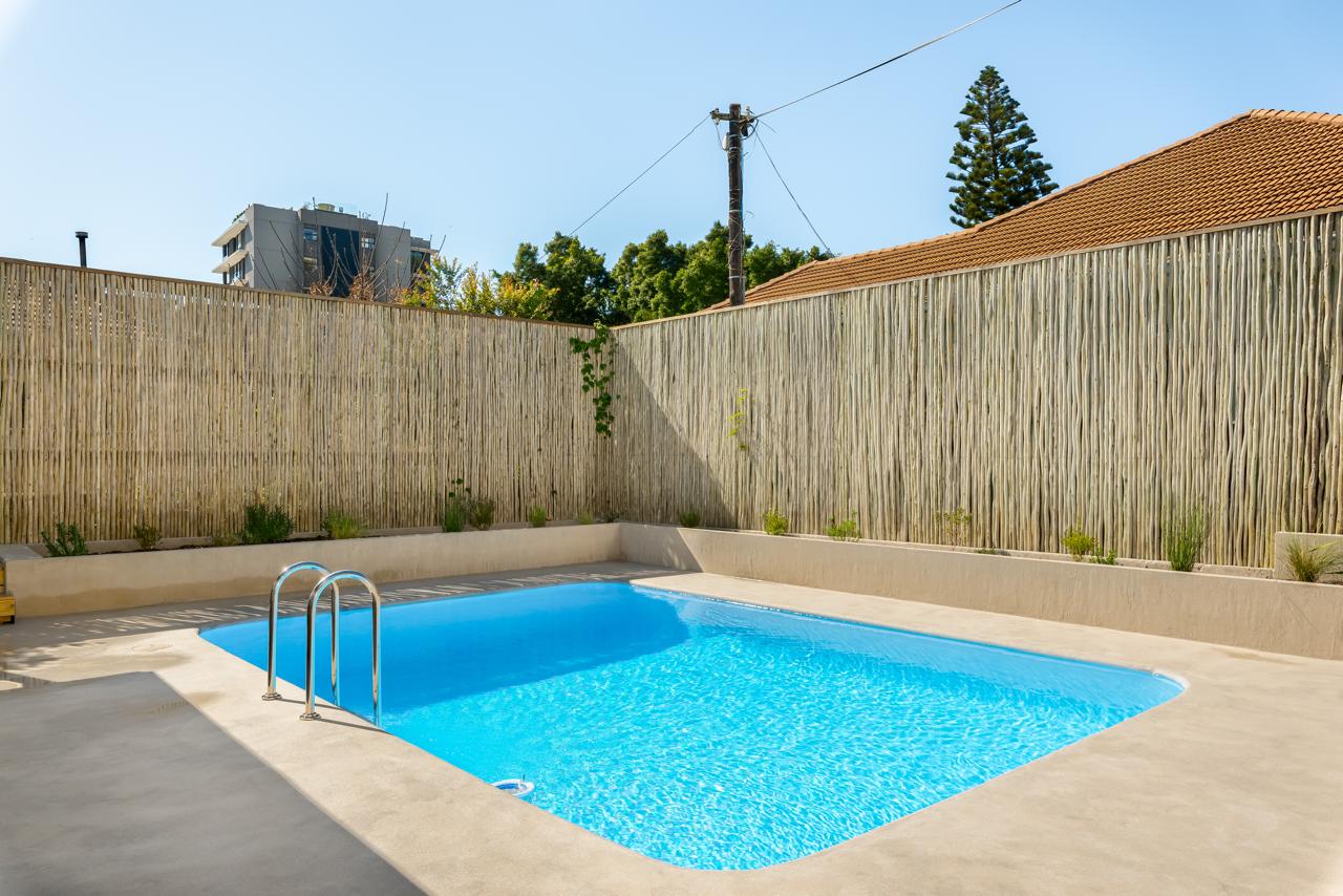 Renovated courtyard swimming pool